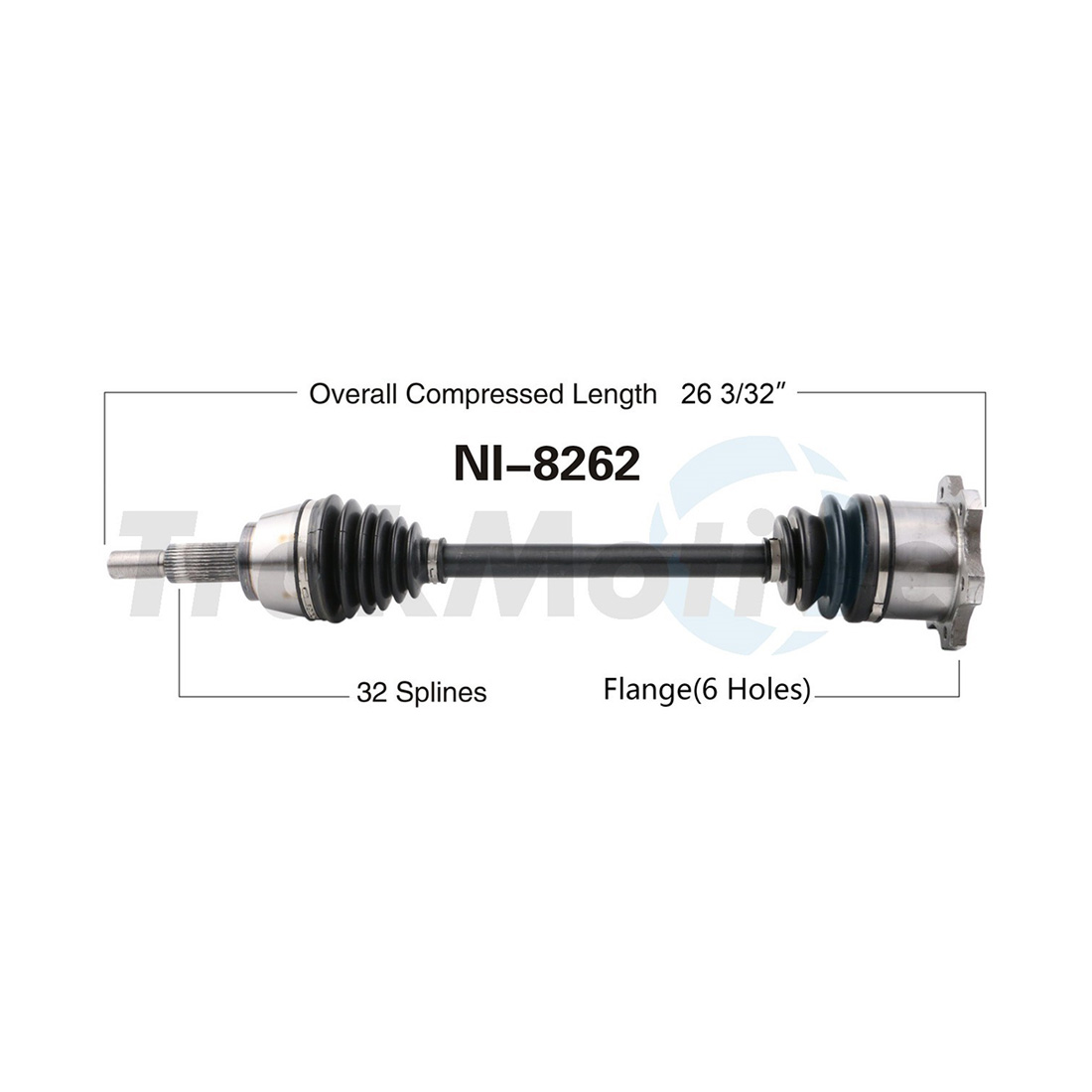 TrakMotive CV Axle Shaft 2x fits from 1990 to 1996 Nissan 300ZX | eBay