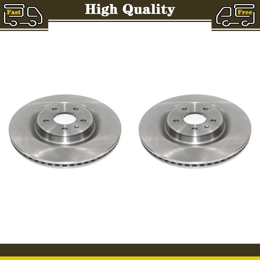 2 DuraGo Rear Brake Rotors For Audi Q5 2019 2018 2017 2016 2015 2014 2013